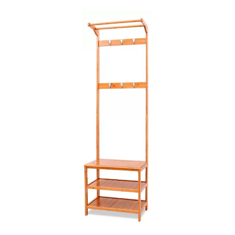 Midcentury Modern Hall Stand Wooden Hall with Scaffali