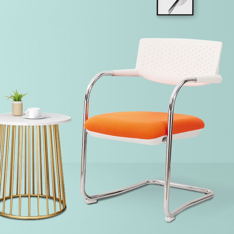 Sedia conferenza moderna no wheels sedia per ufficio a casa con braccio