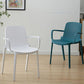 Modern Stackable Chairs Dining Arm Chairs with Plastic Legs for Kitchen Clearhalo ' kitchen&dining_furn' 'Dining Chairs' 'Dining Tables & Seating' 'dining_chair' 'furn' 'furn_dining_chair' 'Furniture' 'furniture_dining_chair' 'Kitchen & Dining Furniture' 'kitchen' 1200x1200_e98d6aa8-5902-4d34-821d-314a13efe775