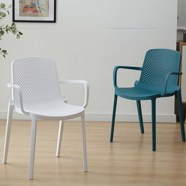 Modern Stackable Chairs Dining Arm Chairs with Plastic Legs for Kitchen Clearhalo ' kitchen&dining_furn' 'Dining Chairs' 'Dining Tables & Seating' 'dining_chair' 'furn' 'furn_dining_chair' 'Furniture' 'furniture_dining_chair' 'Kitchen & Dining Furniture' 'kitchen' 1200x1200_e98d6aa8-5902-4d34-821d-314a13efe775