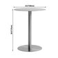 Industrial Dining Table Stainless Steel Table with Pedestal Base for Dining Room Clearhalo ' dining_table' 'Dining Tables & Seating' 'Dining Tables' 'furn' 'furn_dining_table' 'Furniture' 'furniture_dining_table' 'Kitchen & Dining Furniture' 'kitchen&dining_furn' 'kitchen' 'kitchen_dining_table' 1200x1200_e9900f26-f965-4228-9652-ef8dc6250ee7