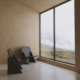 Scandinavian Living Room Lounge Chair Wooden Accent Room Chair