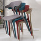 Modern Style Stackable Chairs Dining Armless Open Back Chair with Plastic Legs for Kitchen Clearhalo ' kitchen&dining_furn' 'Dining Chairs' 'Dining Tables & Seating' 'dining_chair' 'furn' 'furn_dining_chair' 'Furniture' 'furniture_dining_chair' 'Kitchen & Dining Furniture' 'kitchen' 1200x1200_e997943d-a5ec-4009-8511-4946201f58d1