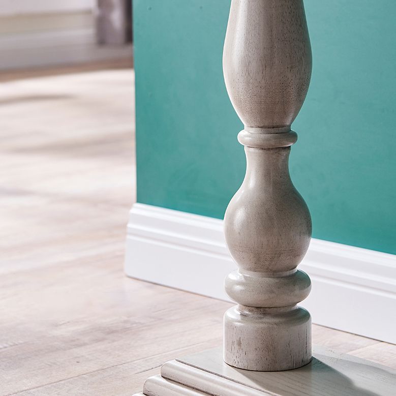 Tavolo da console in legno di gomma vittoriana Tavolo da divano console a forma gratuita per Hall