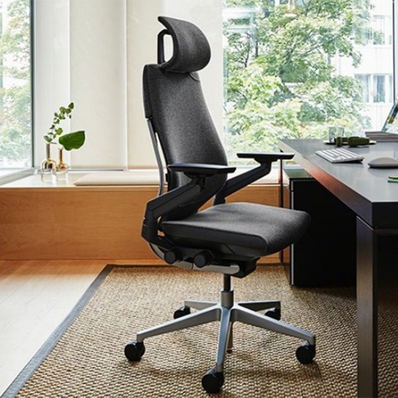 Chaise pivotante moderne Hauteur de siège réglable chaise de bureau ergonomique avec roues