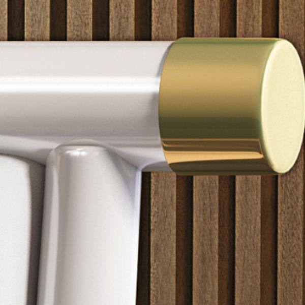 Wood Tufted Dining Chair Modern Style Open Back Armless Chair