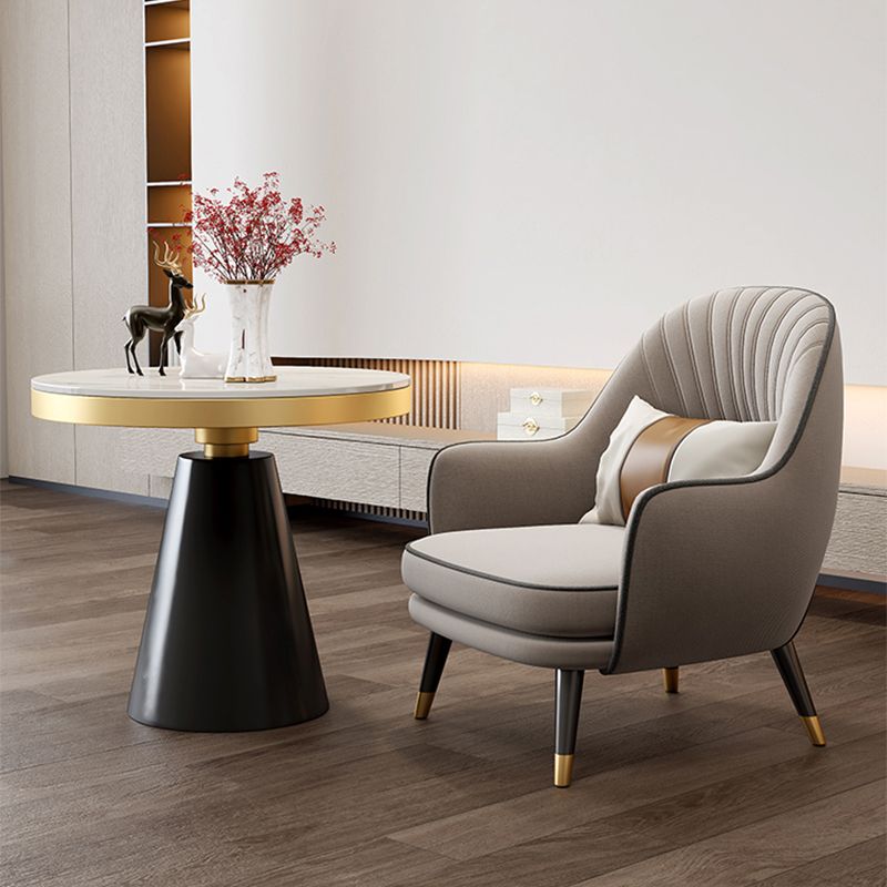 Velvet Accent Armchair 21.65" Wide Arms Included Chair for Living Room Clearhalo 'Accent Chairs' 'accent_chairs' 'Chairs & Seating' 'furn' 'furn_accent_chairs' 'Furniture' 'Living Room Furniture' 1200x1200_e99c3aed-6f1f-4829-aa49-14e36e95845d