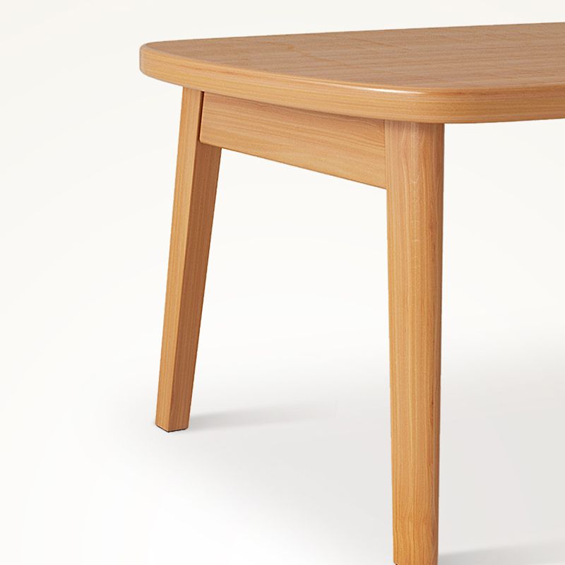 Tavolino laterale contemporaneo da 17 "H -tavolo in legno in legno massiccio