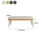 Modern Bench, Upholstery Included Dining Bench with Woog Legs Clearhalo 'Benches' 'Chairs & Seating' 'furn' 'furn_benches' 'Furniture' 'Living Room Furniture' 1200x1200_e99eb884-1b0f-4d35-9163-bbe67306a2a2