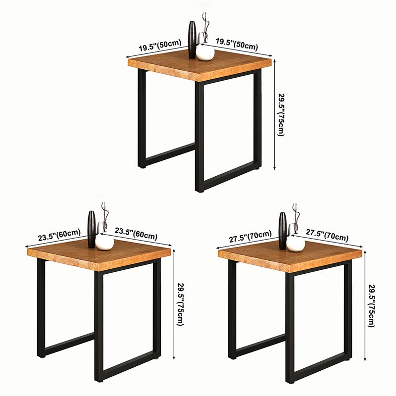 Industrial Dining Site Table Pine Solid Wood Dining Room Dinette Table Clearhalo ' dining_table' 'Dining Tables & Seating' 'Dining Tables' 'furn' 'furn_dining_table' 'Furniture' 'furniture_dining_table' 'Kitchen & Dining Furniture' 'kitchen&dining_furn' 'kitchen' 'kitchen_dining_table' 1200x1200_e9a05c35-f717-46e2-a081-48948bab9a63