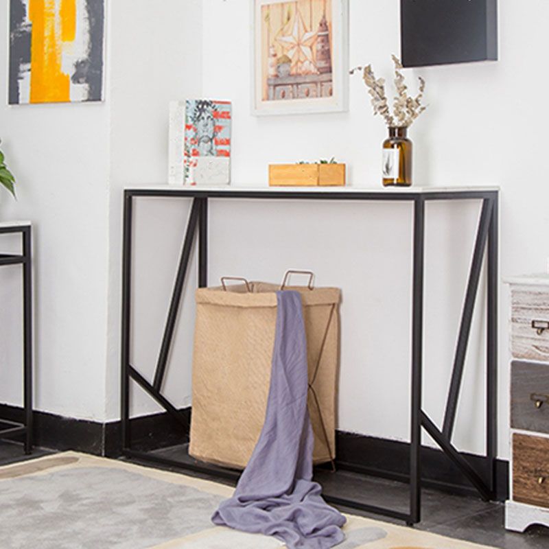 16 "W Moderne stenen console Tafelbestendig frame Accent Table voor Hall