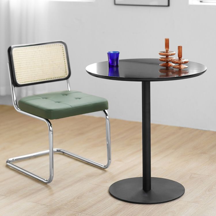 Round Tulip Base Casual Dining Table Four-Color Fixed Table with Solid Wood Clearhalo ' dining_table' 'Dining Tables & Seating' 'Dining Tables' 'furn' 'furn_dining_table' 'Furniture' 'furniture_dining_table' 'Kitchen & Dining Furniture' 'kitchen&dining_furn' 'kitchen' 'kitchen_dining_table' 1200x1200_e9a09a9b-1b00-464f-ad04-21d8a161720b