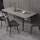 Metal Industrial Rectangle Dining Table Sintered Stone Top Table with Black Legs Clearhalo ' dining_table' 'Dining Tables & Seating' 'Dining Tables' 'furn' 'furn_dining_table' 'Furniture' 'furniture_dining_table' 'Kitchen & Dining Furniture' 'kitchen&dining_furn' 'kitchen' 'kitchen_dining_table' 1200x1200_e9a1bde5-20f5-4b25-a547-8b05b0ac2ab2