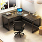 Contemporary Black Office Desk Wooden Writing Desk for Office