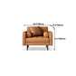 Glam Tufted Biscuit Back Standard Living Room Faux Leather Sofa Clearhalo 'furn' 'furn_sofas' 'Furniture' 'Living Room Furniture' 'Sofa' 'sofas' 1200x1200_e9a206a2-bd5b-4f35-9c43-b075137153a6
