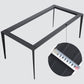 Industrial Sintered Stone Table 4 Legs Aviation Aluminum Base Rectangle Table for Home Clearhalo ' dining_table' 'Dining Tables & Seating' 'Dining Tables' 'furn' 'furn_dining_table' 'Furniture' 'furniture_dining_table' 'Kitchen & Dining Furniture' 'kitchen&dining_furn' 'kitchen' 'kitchen_dining_table' 1200x1200_e9a248ea-1cd9-4980-bd6d-e2ae6abec32a