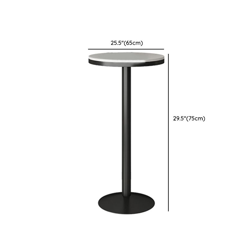 Moderne ronde bartafelset 1/3 stuks ijzeren frame bartafel en krukken
