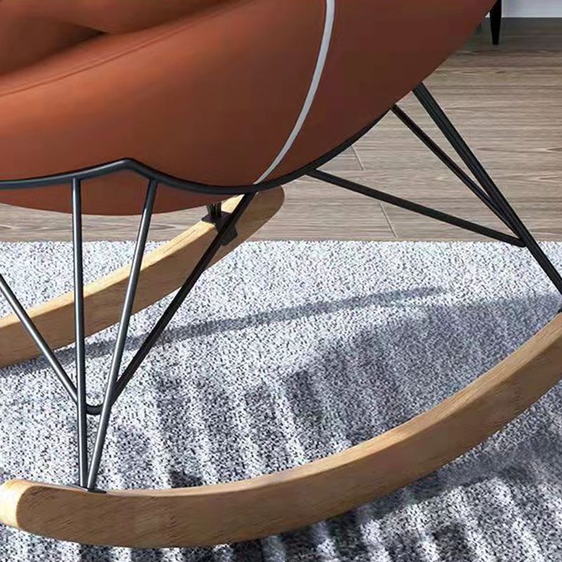 Chaise à bascule du balcon nordique clair de luxe de luxe Chaises à bascule adultes