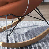 Chaise à bascule du balcon nordique clair de luxe de luxe Chaises à bascule adultes