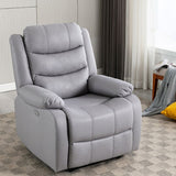 Reclinabile standard in pelle finta contemporanea reclinabile da 33,5 "