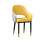Glam Open Back Dining Arm Chair Leather Dining Chair for Kitchen Clearhalo 'Dining Chairs' 'Dining Tables & Seating' 'dining_chair' 'furn' 'furn_dining_chair' 'Furniture' 'furniture_dining_chair' 'Kitchen & Dining Furniture' 1200x1200_e9a6cc66-b46a-42af-af1d-d0adc43d089d