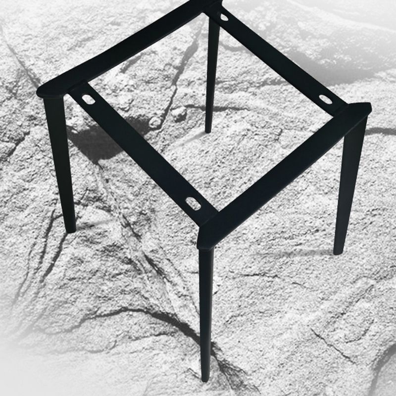 Faux Leather Dining Chairs Industrial Armless Dining Side Chair