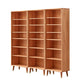Wooden Standard Bookcase Scandinavian Closed Back Bookshelf with Shelves Clearhalo 'Bookcases' 'furn' 'furn_bookcases' 'Furniture' 'Office Furniture' 1200x1200_e9a8d4d9-5333-4f89-b53a-71e50c71927e