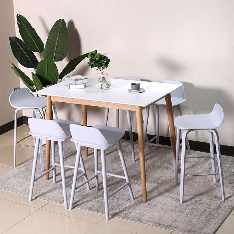 Sgabello moderno sgabello da bar in legno da bar con le gambe in legno