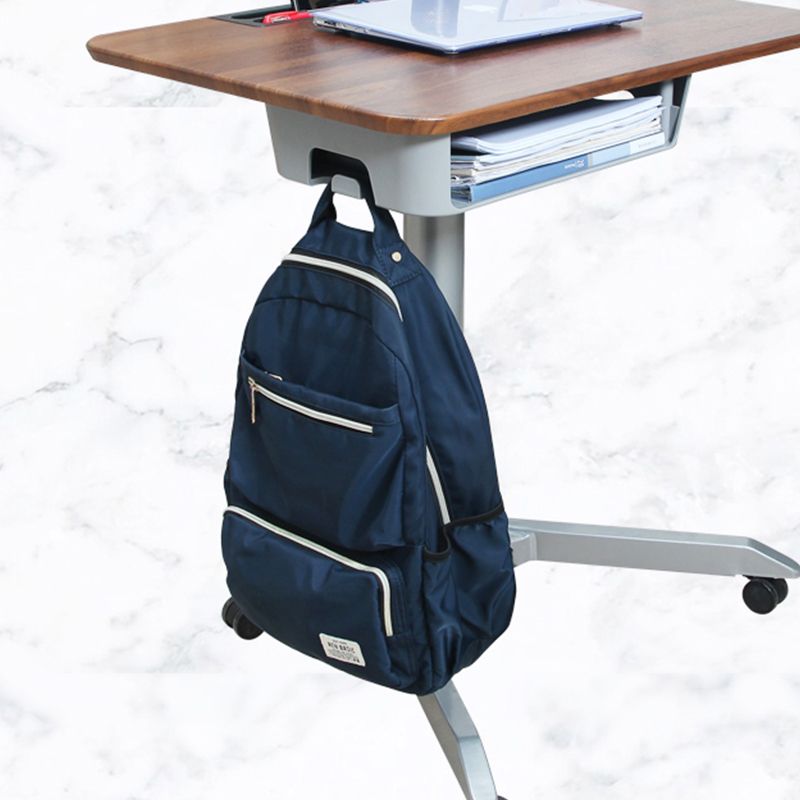 Rectangular Shaped Office Task Desk Wood Writing Desk with Wheels for Home Clearhalo 'furn' 'furn_office_desk' 'Furniture' 'Office Desks' 'Office Furniture' 'office_desk' 1200x1200_e9aa544d-85d8-4659-be71-767483888504