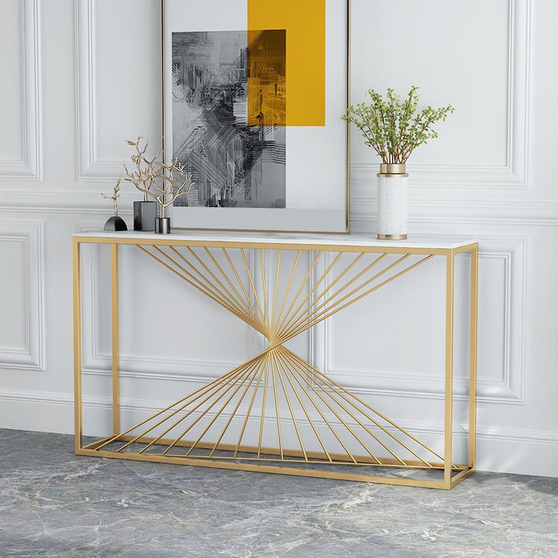 Stone Glam Accent Tabla 1 Establecimiento 31.5 "Mesa de consola de altura para Hall