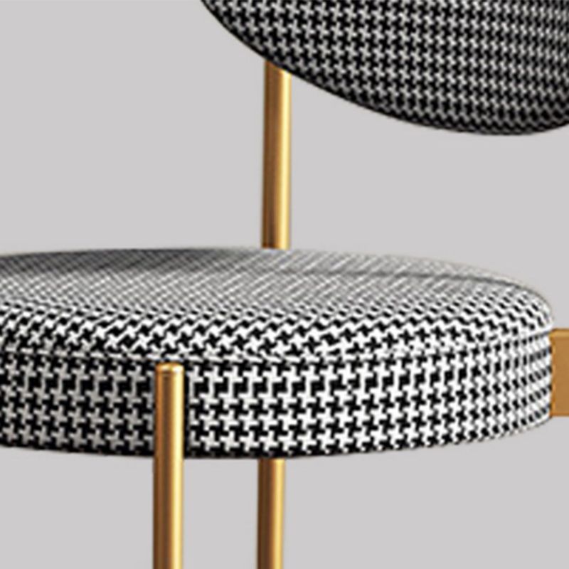 Glam Style Dining Room Chair Fabric Dining Side Chair for Indoor Clearhalo 'Dining Chairs' 'Dining Tables & Seating' 'dining_chair' 'furn' 'furn_dining_chair' 'Furniture' 'furniture_dining_chair' 'Kitchen & Dining Furniture' 1200x1200_e9ad25f8-3153-46d1-8cd3-9cf531d09cb2