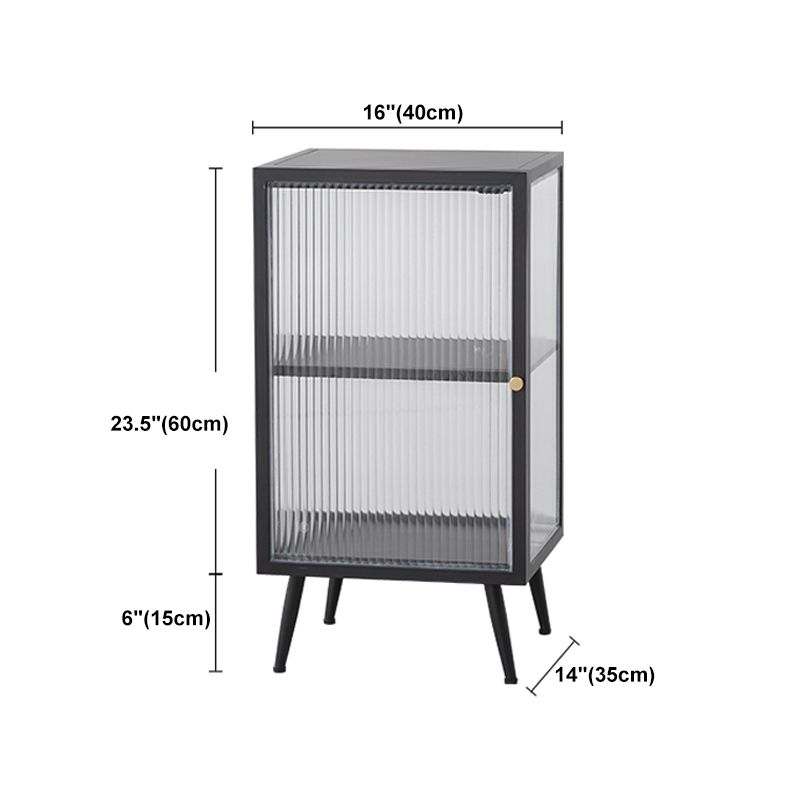 Server buffet cucina in stile glam Server da pranzo in metallo in metallo per soggiorno