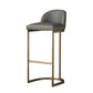Bucket Bar Stool Contemporary Low Back Dining Stool with Footrest Clearhalo 'Bar Furniture' 'Bar Stools' 'bar_stools' 'furn' 'furn_bar_stools' 'Furniture' 'Kitchen & Dining Furniture' 1200x1200_e9b0cf22-83e4-4a25-9cbd-938f44d634de