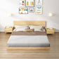 Solid Wood Platform Bed Mid-Century Modern Platform Bed Frame Mattress Included