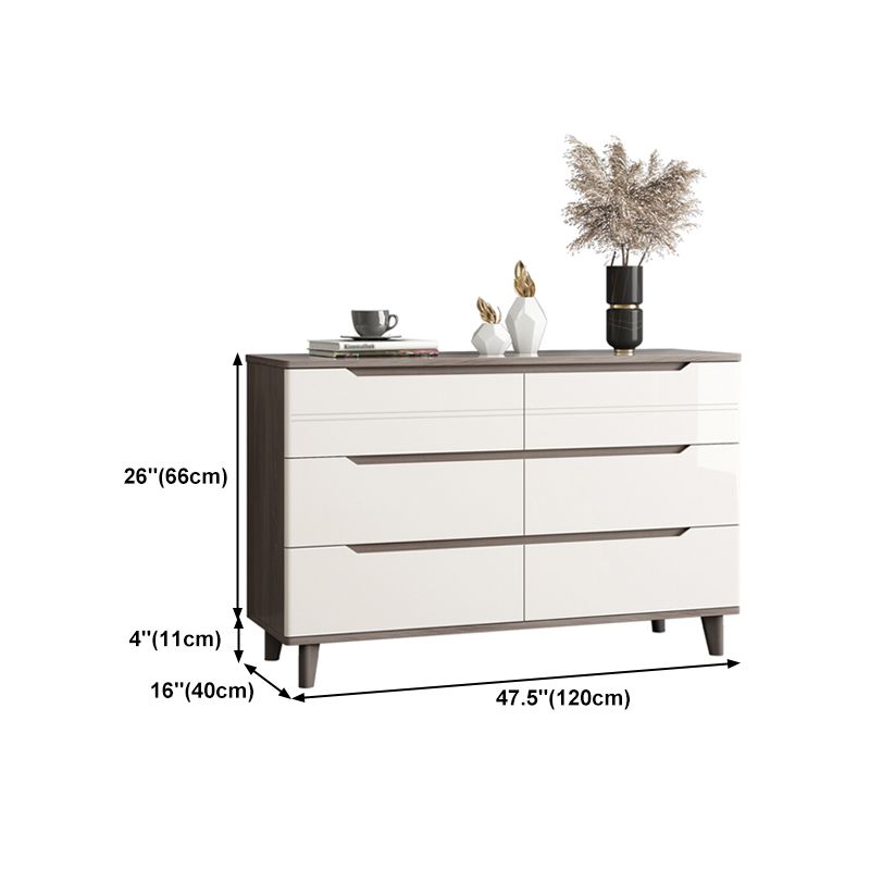 Mobile sideboard del soggiorno in legno mobile moderno server buffet con cassetto
