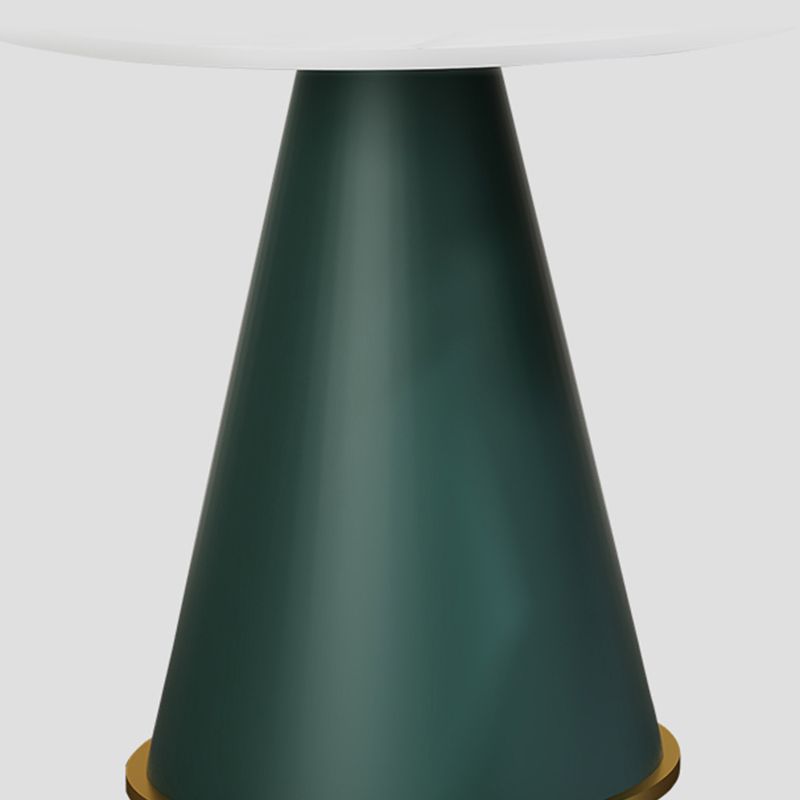 22" Tall Round Slate Top End Table Modern Metal Pedestal Table Clearhalo 'Coffee & Accent Tables' 'End & Side Tables' 'end_side_tables' 'furn' 'furn_end_side_tables' 'Furniture' 'Living Room Furniture' 1200x1200_e9b2b6cf-cead-4a3f-911e-8c8b2e84bfbf