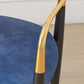 Contemporary Restaurant Upholstered Arm Chair Open Back Dining Chair