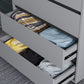Contemporary Horizontal Double Dresser Wood Storage Chest Dresser for Bedroom Clearhalo 'Bedroom Furniture' 'Dressers & Chests' 'dressers_chests' 'furn' 'furn_dressers_chests' 'Furniture' 1200x1200_e9b79fb3-3cd8-4399-90e0-c87a204aad6e