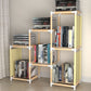 Contemporary Style Bookshelf Open Back Solid Wood in Natural Book Shelf Clearhalo 'Bookcases' 'Furniture' 'furniture_bookcases' 'kitchen' 'kitchen_bookcases' 'Living Room Furniture' 'Office Furniture' 1200x1200_e9b97970-8046-4f2f-b962-f3062dd403c9