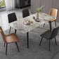 Rectangle Stone Dining Table Contemporary Dining Table for Dining Room