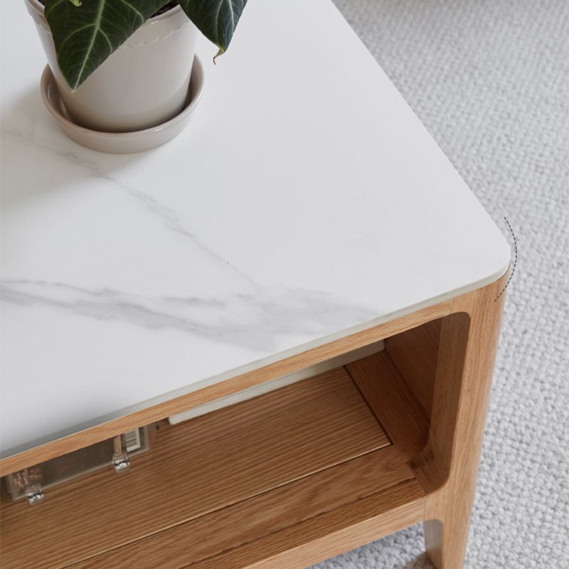 17"H Contemporary Cocktail Table Stone Rectangle Coffee Table Clearhalo 'Coffee & Accent Tables' 'Coffee Tables' 'coffee_tables' 'furn' 'furn_coffee_tables' 'Furniture' 'Living Room Furniture' 1200x1200_e9bbc147-f3ff-4b01-9163-0a092d153f6d