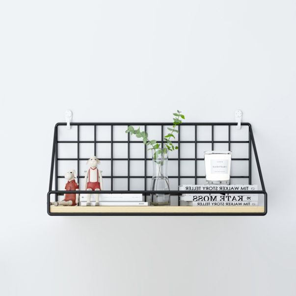 Home Floating Bookcase Modern Metal Bookshelf With Rectangular Shelves Clearhalo 'Bookcases' 'furn' 'furn_bookcases' 'Furniture' 'furniture_bookcases' 'Office Furniture' 1200x1200_e9bc6f18-dbe9-4b80-9255-c1fb10bdfb47