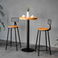 1/2/3-teiliges Bartisch-Set aus massivem Holz im industriellen Stil, rundes Theken-Set