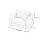 27.56" H Scandinavian Standard Square Arm Sofa With Loose Back, Brown Clearhalo 'furn' 'furn_sofas' 'Furniture' 'furniture_sofas' 'kitchen' 'kitchen_sofas' 'Living Room Furniture' 'Sofa' 'sofas' 1200x1200_e9bcf607-58f5-4a60-8ce4-e04f571faa99