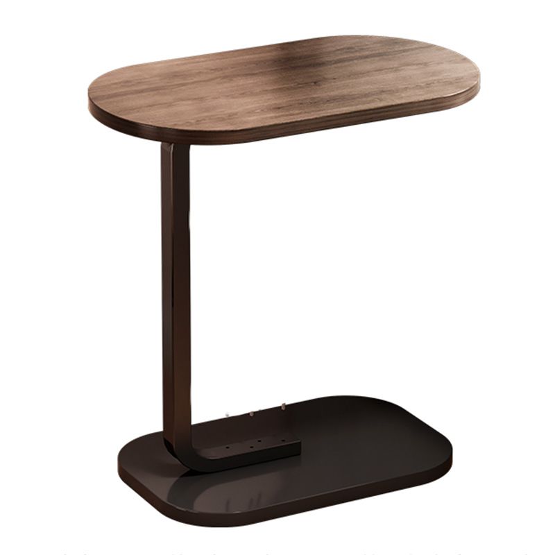 11" Wide Contemporary Corner Table Wood Oval Accent Side Table Clearhalo 'Coffee & Accent Tables' 'End & Side Tables' 'end_side_tables' 'furn' 'furn_end_side_tables' 'Furniture' 'Living Room Furniture' 1200x1200_e9bdbaa5-a2d9-4302-9714-a3653be12c95