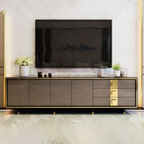 Luxury Black Enclosed TV Storage Home Rectangle Glass TV Cabinet Clearhalo 'furn' 'furn_tv_stands_entertainment_centers' 'Furniture' 'Living Room Furniture' 'TV Stands & Entertainment Centers' 'TV Stands & Media Storage Furniture' 'tv_stands_entertainment_centers' 1200x1200_e9be16f8-452f-4ba1-8fd3-dc82a0eb4790