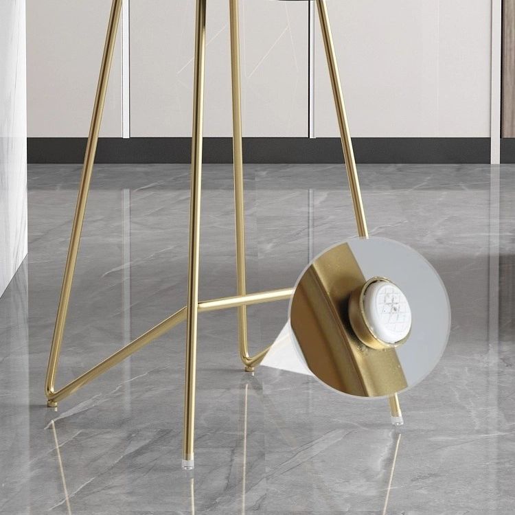 Faux lederen armloze tegenriem industriële low -back barkruk