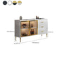 3-drawer Sideboard Cabinet with Drawers Glam Buffet Sideboard Clearhalo 'buffet_sideboard' 'Buffets & Sideboards' 'furn' 'furn_buffet_sideboard' 'Furniture' 'Kitchen & Dining Furniture' 1200x1200_e9bf99bc-093f-4607-a4b3-b56e9891f0cf