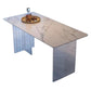 Sintered Stone Dining Table White Modern Dining Table with Acrylic Base Clearhalo 'Dining Tables & Seating' 'Dining Tables' 'dining_table' 'furn' 'furn_dining_table' 'Furniture' 'furniture_dining_table' 'Kitchen & Dining Furniture' 'kitchen' 'kitchen_dining_table' 1200x1200_e9c4ee0d-bae5-477c-a626-aa5ec79cb76f