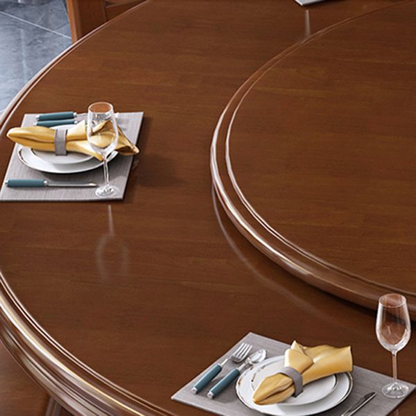 Round Solid Wood Dining Table Modern Turntable Furniture with Pedestal Base Clearhalo 'Dining Tables & Seating' 'Dining Tables' 'dining_table' 'furn' 'furn_dining_table' 'Furniture' 'furniture_dining_table' 'Kitchen & Dining Furniture' 'kitchen' 'kitchen_dining_table' 1200x1200_e9c4fce1-d268-4c2d-bfcc-08b26d932196